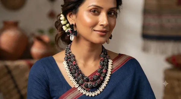 Handmade_thread_multi_layered_long_necklace_set