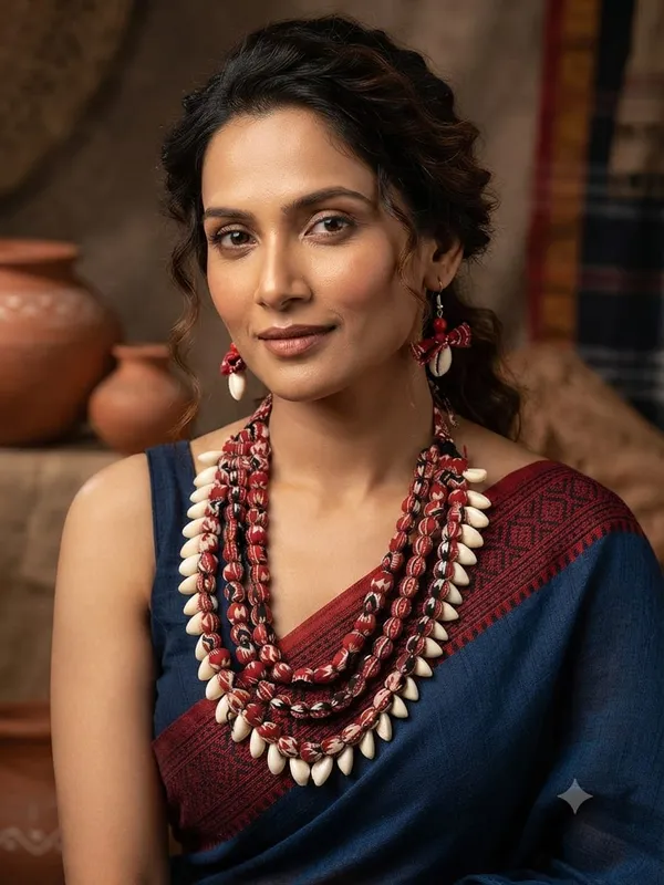 Handmade_thread_multi_layered_long_necklace_set