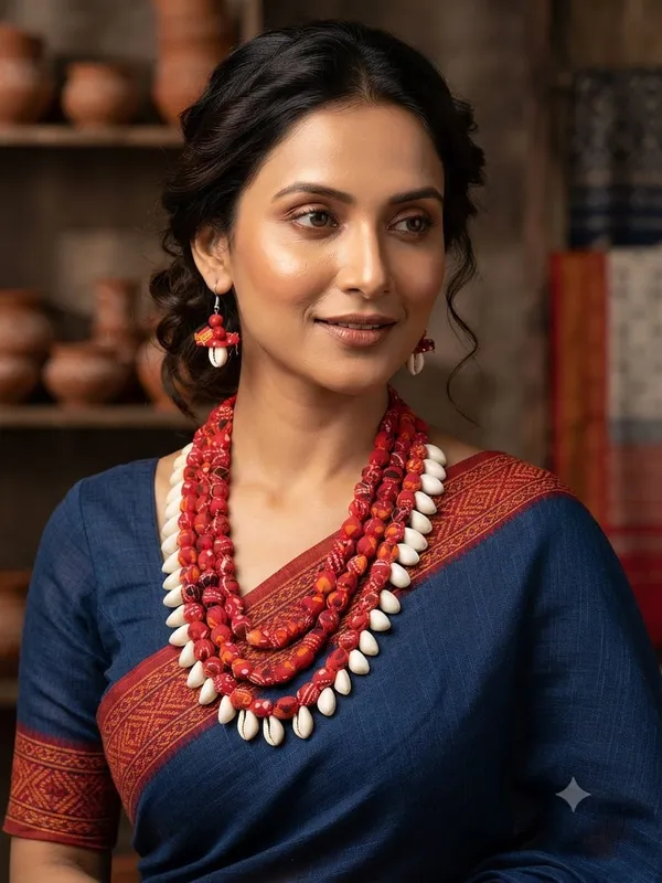 Handmade_thread_multi_layered_long_necklace_set