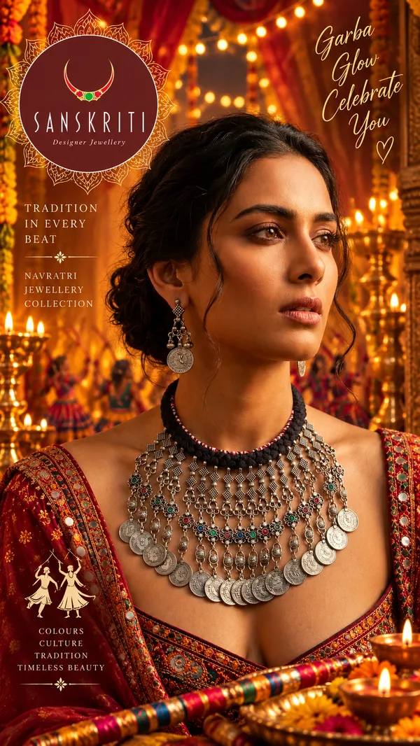 Navratri_Afghani_Designer_Necklace_