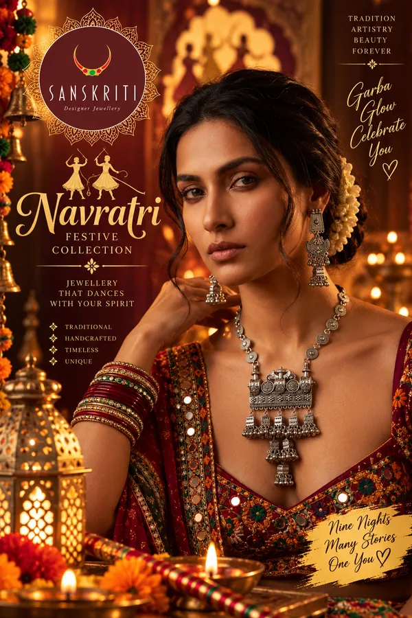 Navratri_Oxidised_Necklace