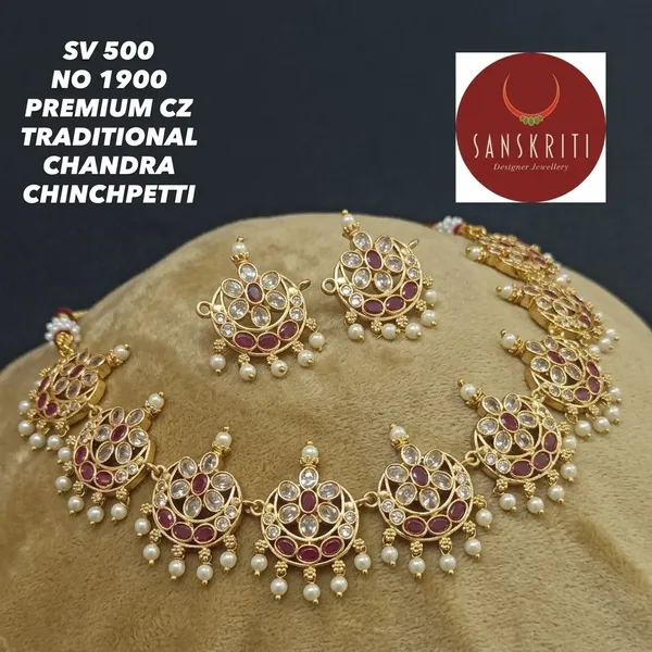 Gold_Micro_Polish_Cz_Chandra_Chinchpeti_Necklace_Set_For_Women