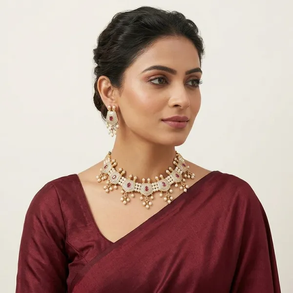 Gold_Plated_Cz_Chinchpeti_Ruby_Pearl_Necklace_Set_For_Women