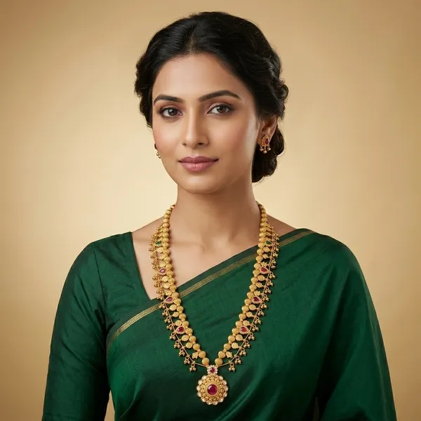 Gold_Plated_Ruby_Stone_Traditional_Kolhapuri_Saaj_Necklace_For_Women