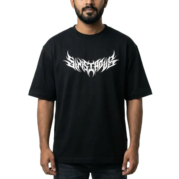 Black_French_Terry_Cotton_Oversized_Graphic_Print_T_Shirt_For_Unisex