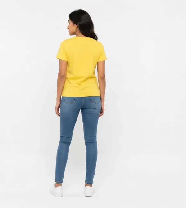 Yellow_Cotton_Regular_Fit_Freedom_Graphic_Print_T_Shirt_For_Unisex