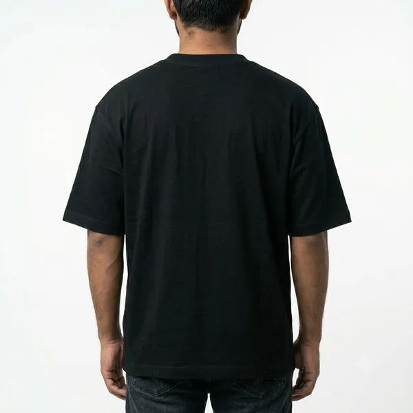Black_French_Terry_Cotton_Oversized_Graphic_Print_T_Shirt_For_Unisex