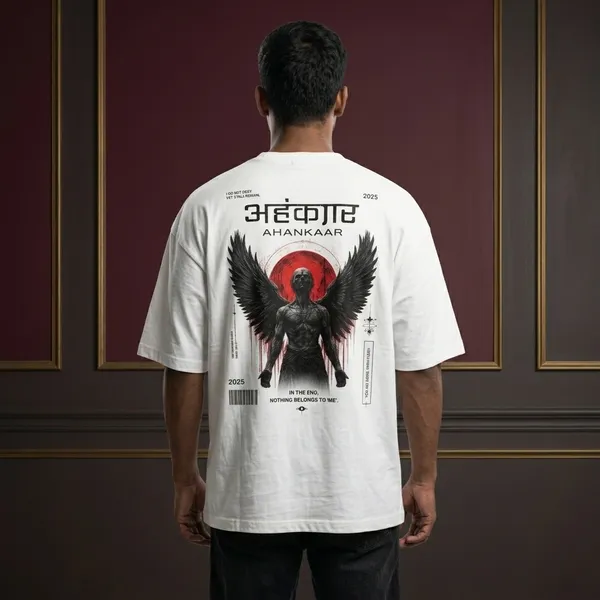 White_French_Terry_Cotton_Oversized_Ahankaar_Graphic_T_Shirt_For_Unisex