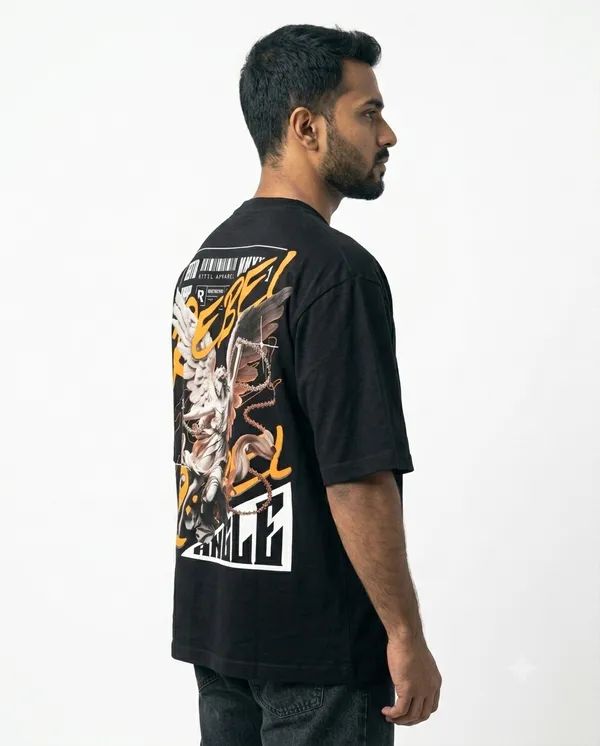 Black_French_Terry_Cotton_Oversized_Crew_Neck_T_Shirt_For_Unisex