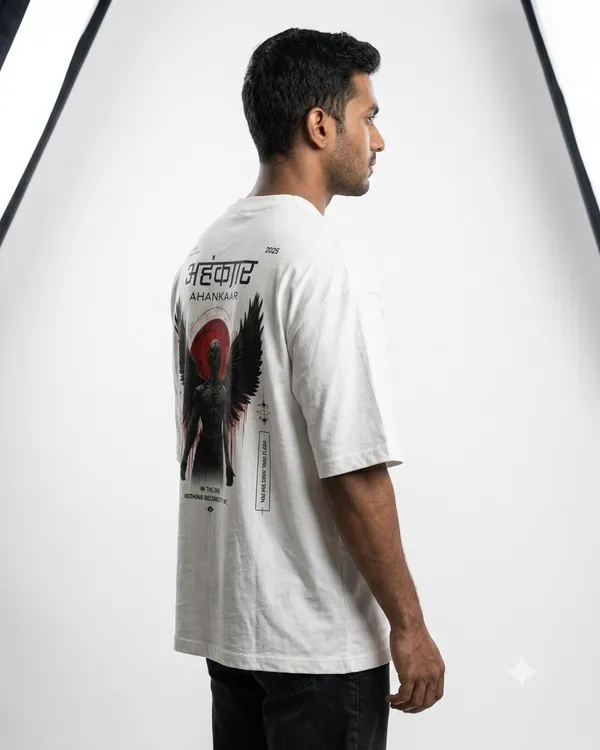 White_French_Terry_Cotton_Oversized_Ahankaar_Graphic_T_Shirt_For_Unisex