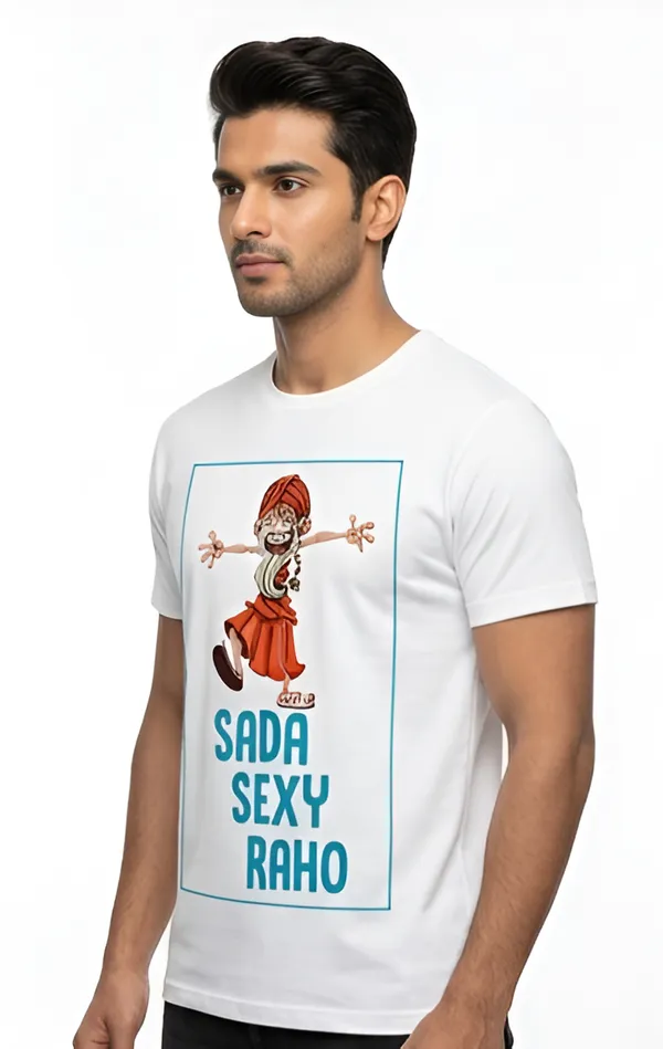 White_Cotton_Regular_Fit_Slogan_Graphic_Print_T_Shirt_For_Unisex