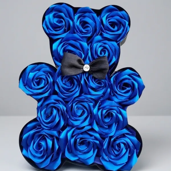 Blue_Rose_Bear_With_Black_Bow_-_Handcrafted_Floral_Gift_Teddy
