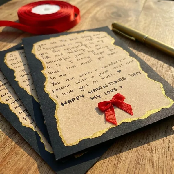 Blank_Card_Set_With_Artificial_Red_Rose_Hearts_-_Valentine'S_Day_Greeting_Cards_(Pack_Of_7)