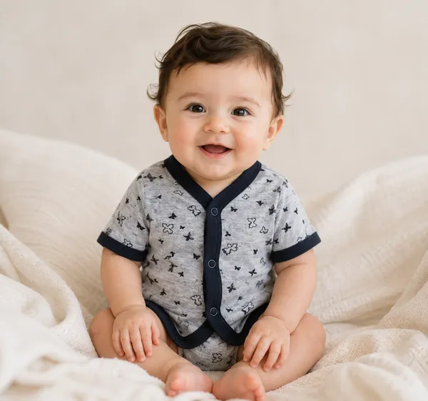 Black_And_Grey_Cotton_Premium_Baby_Romper_For_Kids