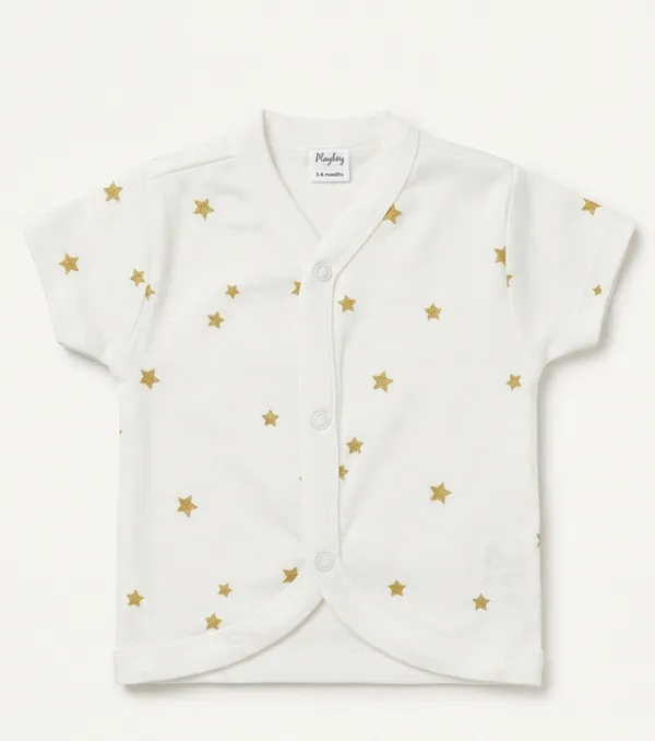 Gold_And_White_Cotton_Premium_Baby_Romper_For_Kids