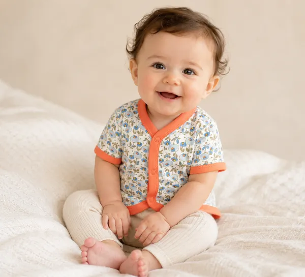 Orange_Cotton_Premium_Baby_Romper_For_Kids