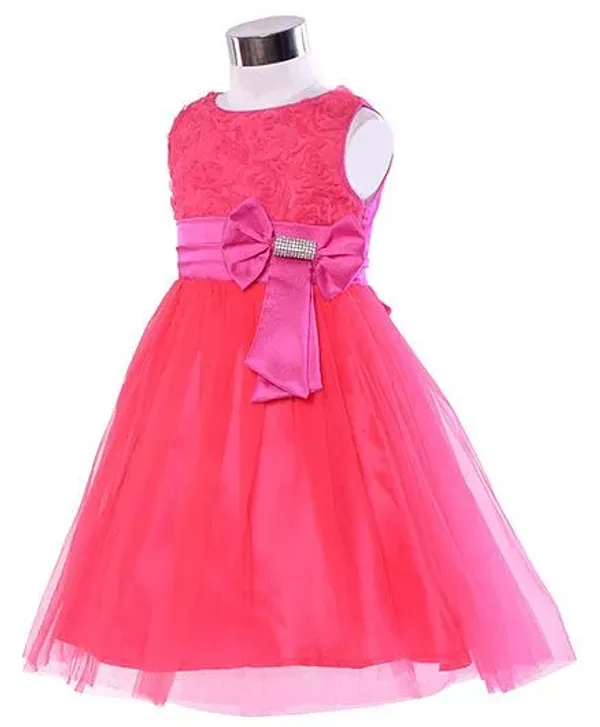 Fuschia_Pink_Rosette_Dress