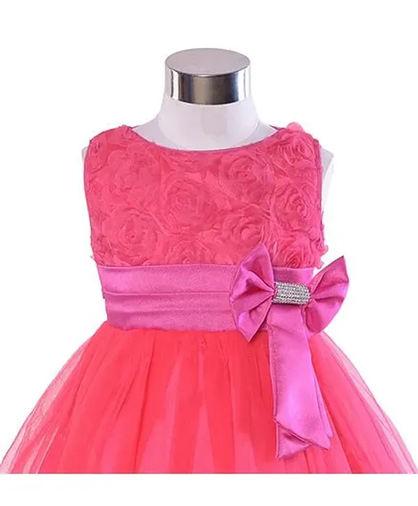 Fuschia_Pink_Rosette_Dress