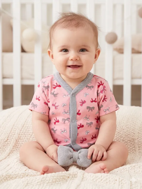 Pink_Cotton_Premium_Baby_Romper_For_Kids