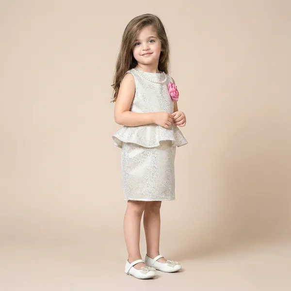 Peplum_Off_White_Dress