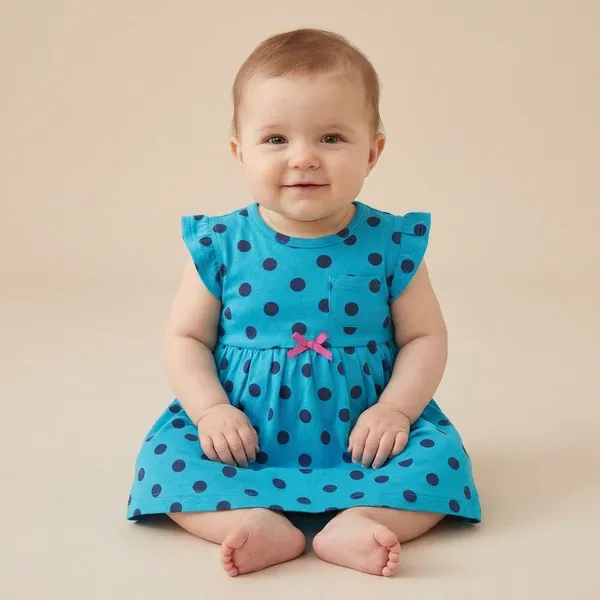 Black_Polka_On_Blue_Dress
