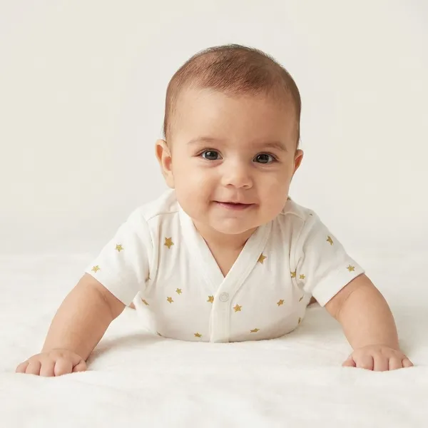 Gold_And_White_Cotton_Premium_Baby_Romper_For_Kids