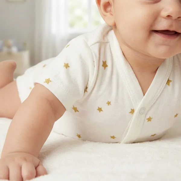 Gold_And_White_Cotton_Premium_Baby_Romper_For_Kids