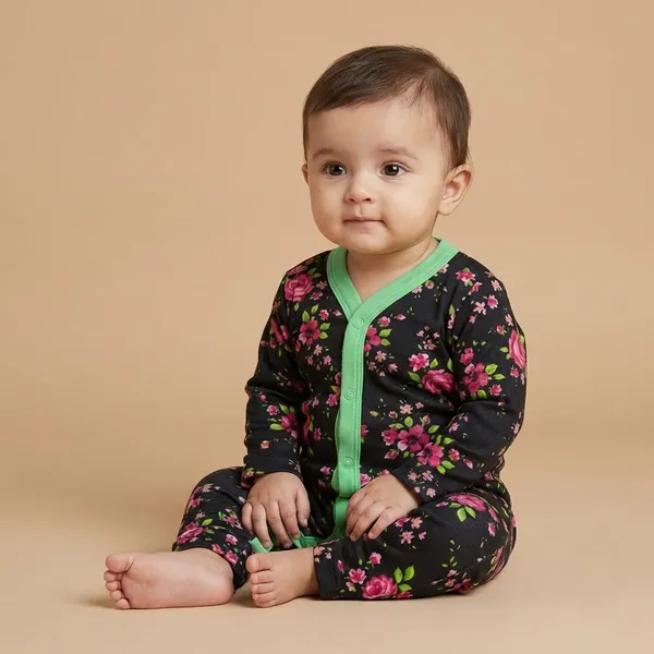 Pink_And_Black_Cotton_Premium_Baby_Sleepwear_For_Kids