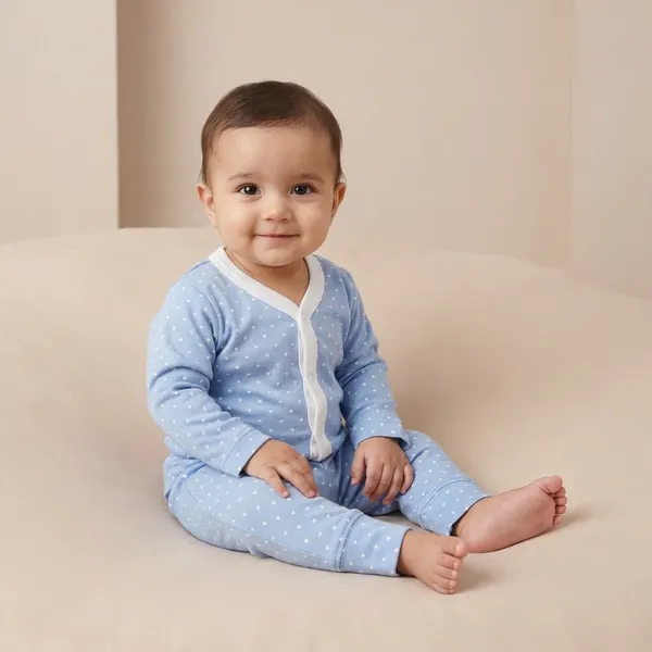 White_And_Blue_Cotton_Premium_Baby_Sleepwear_For_Kids