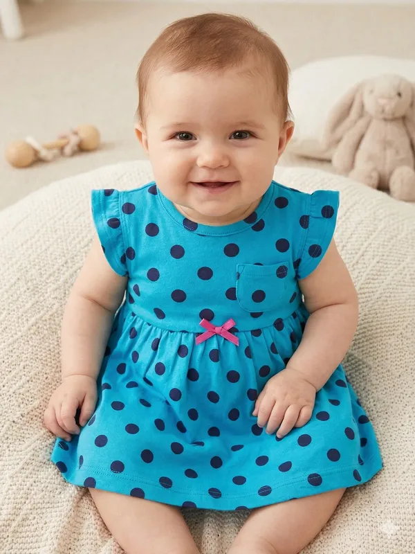 Black_Polka_On_Blue_Dress
