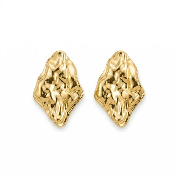 Anti_Tarnish_Gold_Plated_Textured_Stud_Earrings