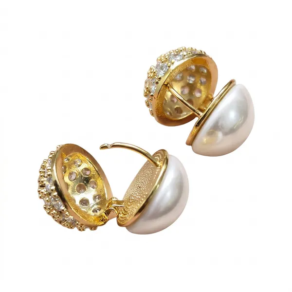 Pearl_Studs_With_Crystal_Halo_Gold_Plated_Anti_Tarnish_White_Pearl_Bali_Style_Earrings