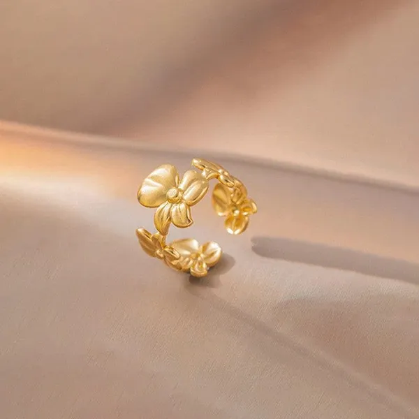 Gold_Plated_Floral_Leaf_Design_Open_Adjustable_Rings_For_Women_(Pack_of_2)