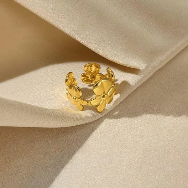Gold_Plated_Floral_Leaf_Design_Open_Adjustable_Rings_For_Women_(Pack_of_2)