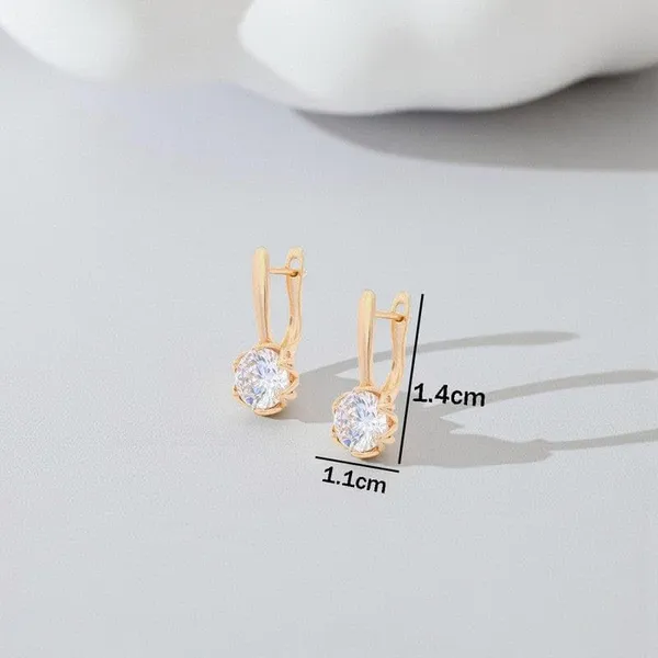 Gold_Tone_Anti_Tarnish_Crystal_Solitaire_Earring