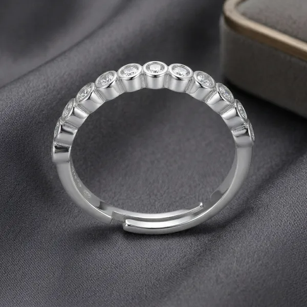 Silver_American_Diamond_Anti_Tarnish_Ring_Adjustable_Stackable_Band