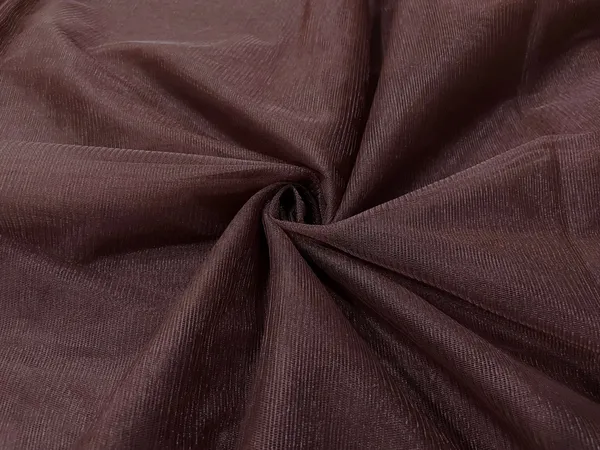 Coffee_Brown_Plain_Soft_Net_Fabric_(Price_Per_Meter)
