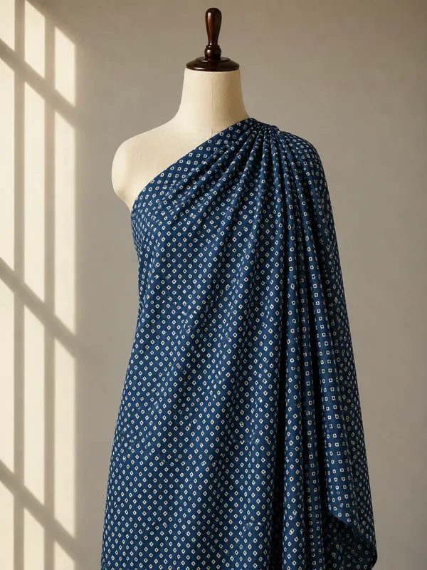 Navy_Blue_Bandhani_Printed_Cotton_Fabric_(Price_Per_Meter)