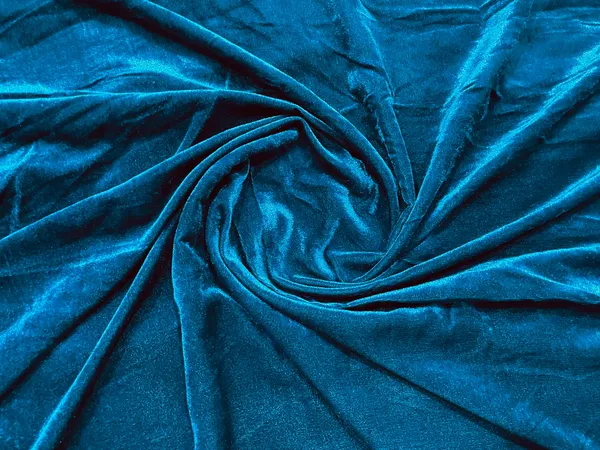 Peacock_Blue_Plain_Viscose_Micro_Velvet_Fabric_(Price_Per_Meter)
