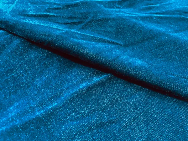 Peacock_Blue_Plain_Viscose_Micro_Velvet_Fabric_(Price_Per_Meter)