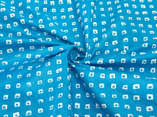 Sky_Blue_Bandhani_Printed_Cotton_Fabric_(Price_Per_Meter)