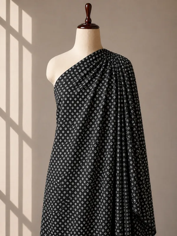 Black_Bandhani_Printed_Cotton_Fabric_(Price_Per_Meter)
