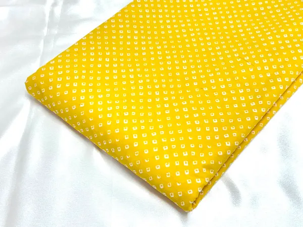 Lemon_Yellow_Bandhani_Printed_Cotton_Fabric_(Price_Per_Meter)