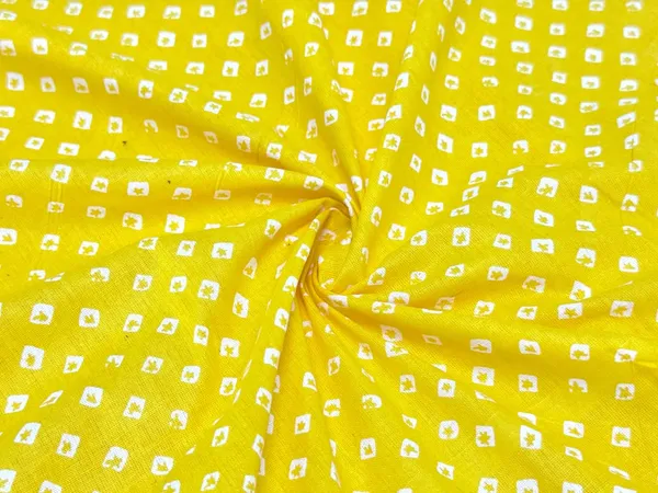 Lemon_Yellow_Bandhani_Printed_Cotton_Fabric_(Price_Per_Meter)