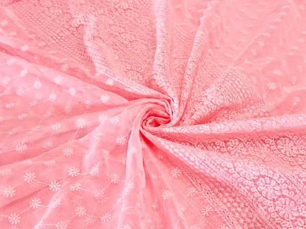 Light_Peach_Georgette_Fabric_With_Thread_Embroidery_Panel_Work_(Price_Per_Meter)