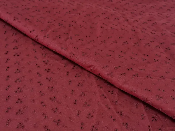 Maroon_Chikan_Embroidered_Hakoba_Cotton_Fabric_(Price_Per_Meter)