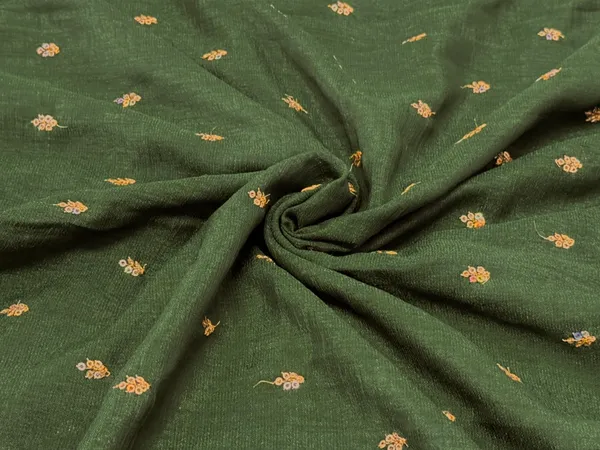 Mehndi_Green_Floral_Butti_Embroidered_Premium_Vichitra_Silk_Fabric_(Price_Per_Meter)