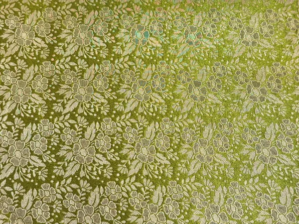 Mehndi_Green_Floral_Semi_Banarasi_Brocade_Fabric_(Price_Per_Meter)