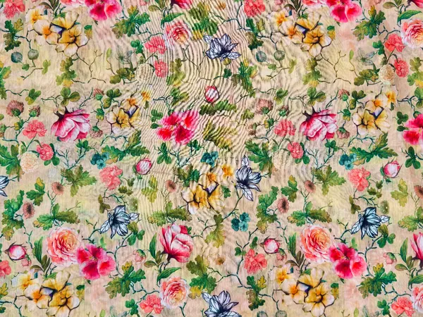 Multicolor_Floral_Digital_Printed_Beige_Soft_Chanderi_Cotton_Fabric_(Price_Per_Meter)