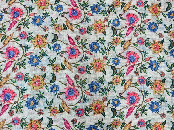 Multicolor_Floral_Digital_Printed_Gray_Soft_Chanderi_Cotton_Fabric_(Price_Per_Meter)